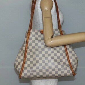 LOUIS VUITTON Damier Azur Propriano Tote Bag N44027 LV Auth 144070